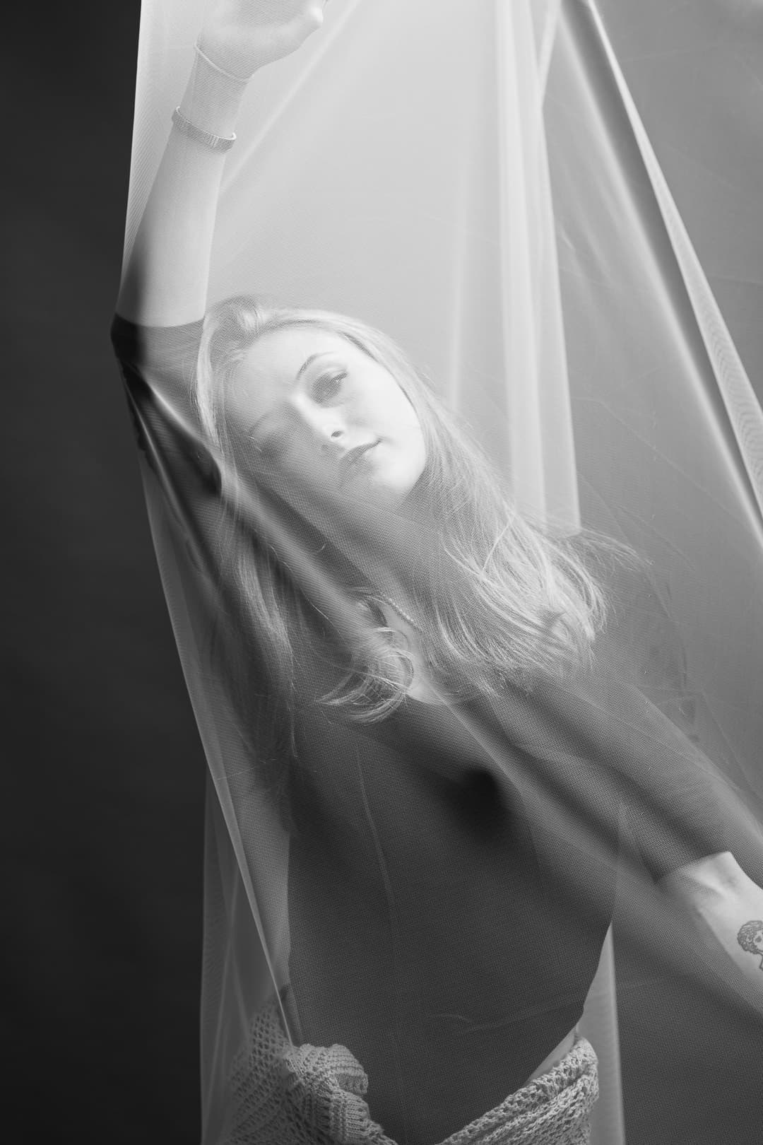 Elegantes Boudoir Portrait